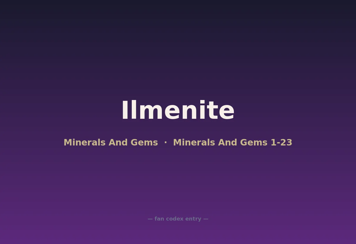 Ilmenite