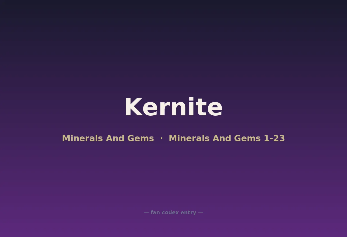 Kernite