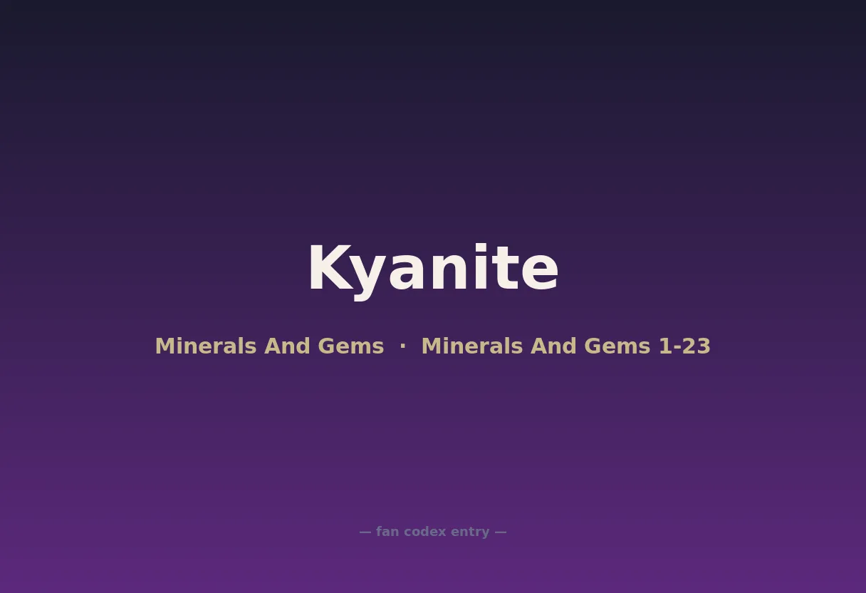 Kyanite