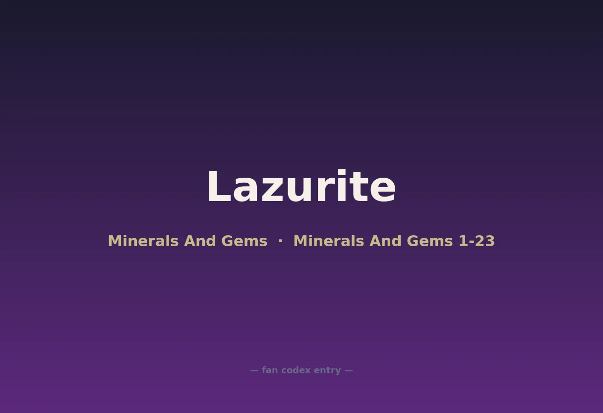 Lazurite