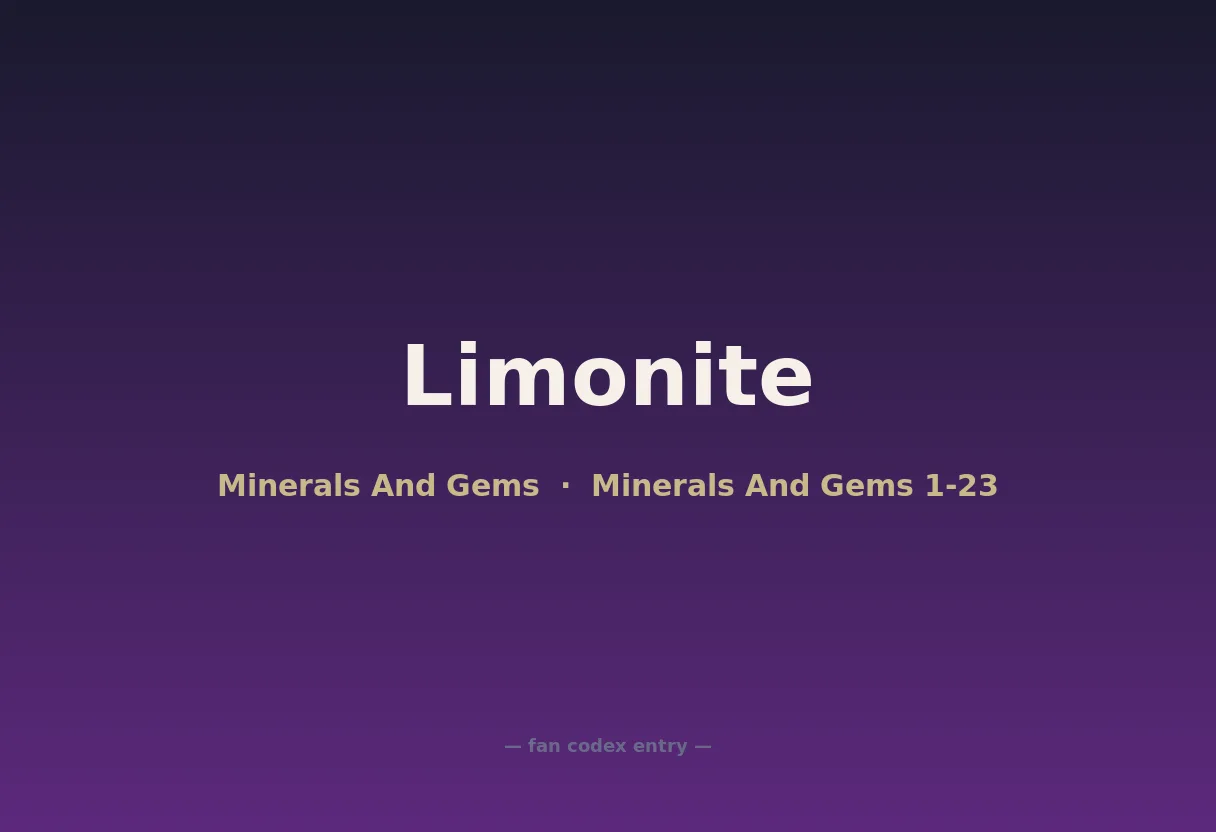 Limonite