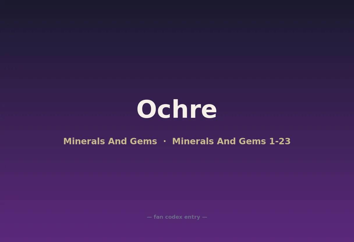 Ochre