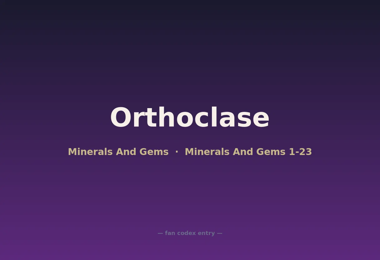 Orthoclase